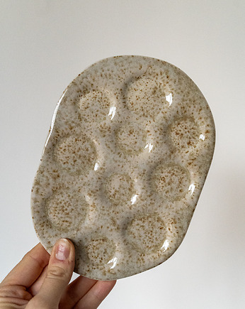 Paleta malarska z porcelany, rękoczyny