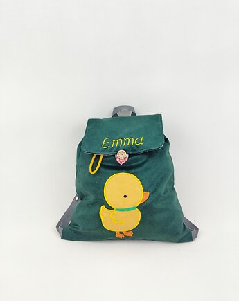 Plecak z kaczuszką, plecak z kaczką, personalizowany prezent, Enitka Sweet Baby Room