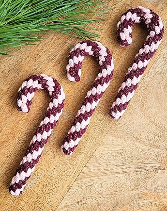 Zestaw 3 szt. Candy Cane Laska Cukrowa - Ozdoby Świąteczne na choinkę, ACTP