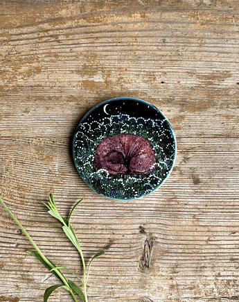 Śpiący jamniczek- Jamnik- Magnes ceramiczny- Ilustracja- Zwierzaki, BOSKE