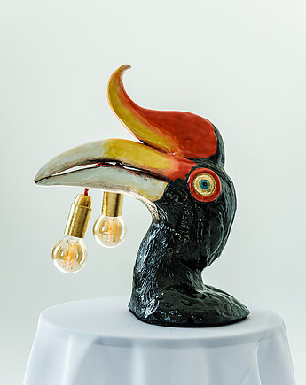 Bird Buceros rhinoceros named Arthur, Aleksandra Semenova