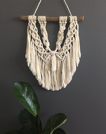 Makrama Makatka Śmietankowa DIY, Makrama By Wiewiorska