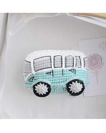 Minivan  - mięta/popiel, OSOBY - Prezent dla dzieci