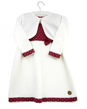 Sukienka Melissa biała, Royal Knitting