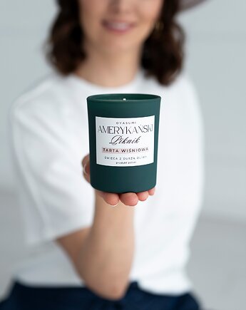 Świeca zapachowa z wosku oliwnego Amerykański Piknik, Oyasumi