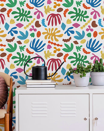 Powtarzalny szablon malarski / MATISSE FLORAL ABSTRACT, Szablony Nakleo