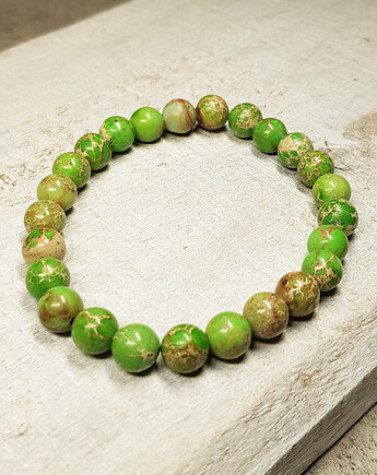 Bransoletka jaspis cesarski b21, JanArt