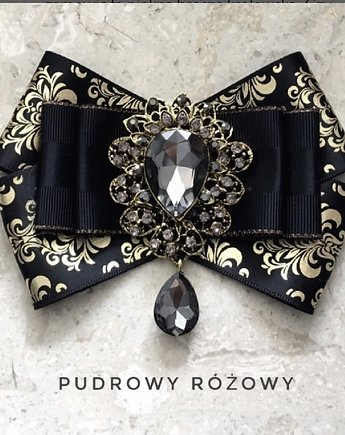 Zestaw Broszka + Klipsy do butów Na zamówienie, Pudrowy Różowy