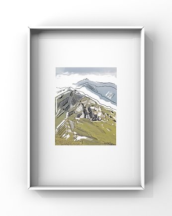 grafika // seria "Tatry", Anita Korynek