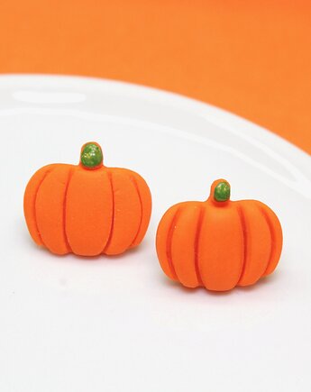 JESIENIARA kolczyki pomarańczowe dynie
