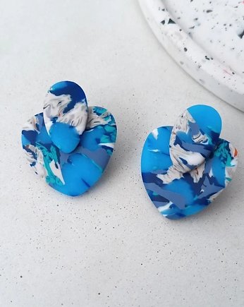 Kolczyki płatki Blue, Hellaclay