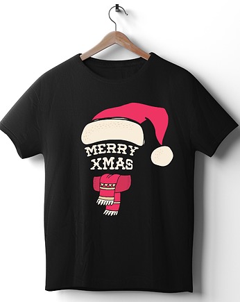 Koszulka  z nadrukiem Merry Christmas, ART ORGANIC