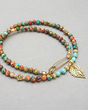 Jaspis cesarski choker - Szlachetna kolekcja /10.09.25/, KiKa pracownia