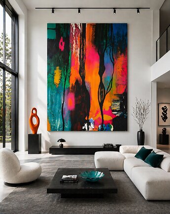 Jedyny egzemplarz - duży obraz 100x150cm 24h, art and texture