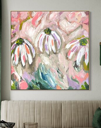 Obraz abstrakcyjny 90x90, Dorota Ferens