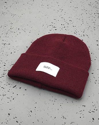 Czapka beanie burgundowa - Apparel, HARP TEAM