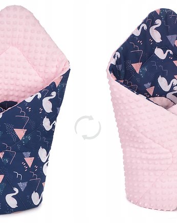 ROŻEK BECIK NIEMOWLĘCY OTULACZ MINKY wzór R032, Baby Love Decor