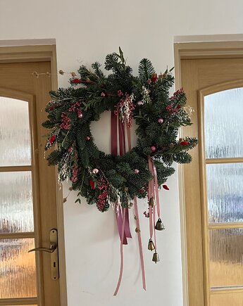 Duży świąteczny wianek xxl, Łąka