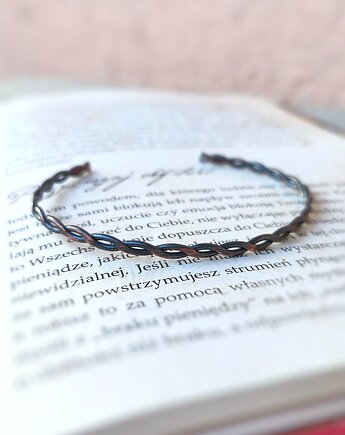 Miedziana Bransoletka Splot Przeznaczenia - Twoja Osobista Energia, Treemasters Copper Jewelry