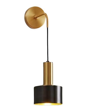 Kinkiet lampa ścienna lampa na ścianę czarna LED E27, VOLTA LIGHT