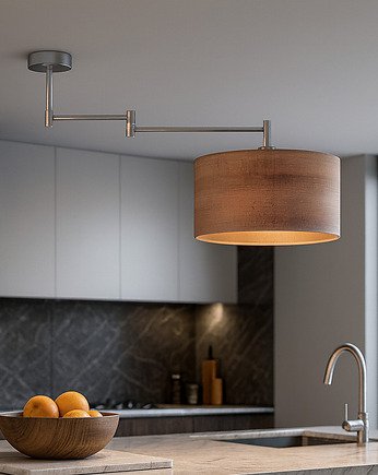 Skandynawska lampa sufitowa na regulowanym ramieniu RANGUN ECO, LYSNE