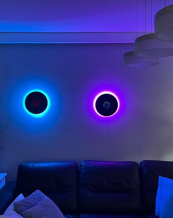 Lampa LED Vinyl, płyta winylowa 12", z pilotem, retro/vintage, neonxhaze