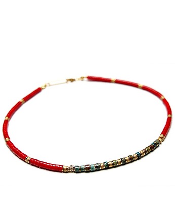 Koral vol. 7/choker/ - Szlachetna kolekcja /23.02.25w/, KiKa pracownia