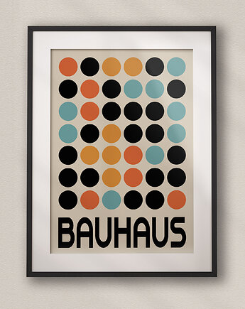 Minimalistyczny plakat - Bauhaus #10 - Do salonu, sypialni, biura, DAPIDOKA