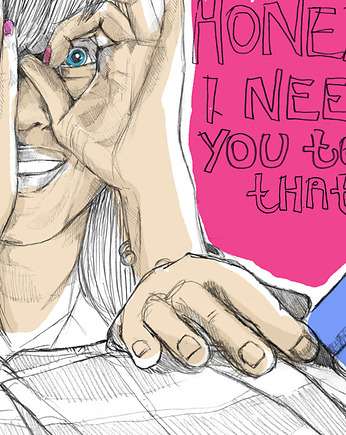 Plakat Need you to see that, Karolina Gajdka