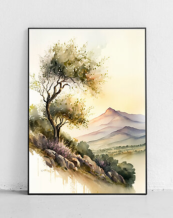 Plakat Ścieżka przez oliwny raj, Harvest Maison