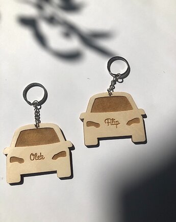 Brelok dla CHŁOPAKA personalizowany auto, Fiori di Antonietta