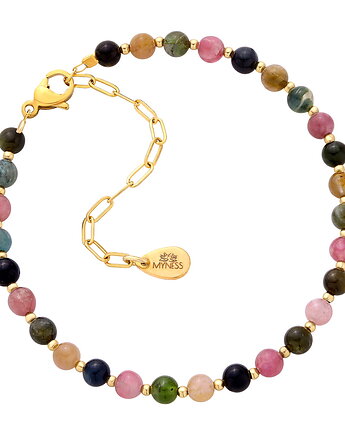 Bransoletka z kamieni naturalnych - turmalin, MYNESS