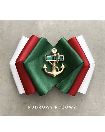 Brosza Marynarska  / Żeglarska z Kotwicą NEW, Pudrowy Różowy