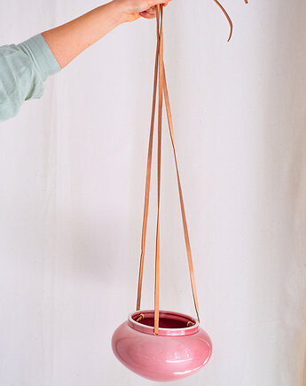 Osłonka OVAL na rzemyku (jasny róż), FORMY PROSTE