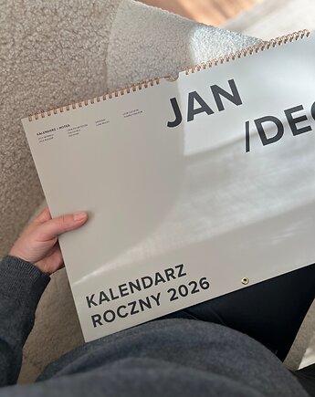Kalendarz 2026 ADHD-friendly, PaperDesk