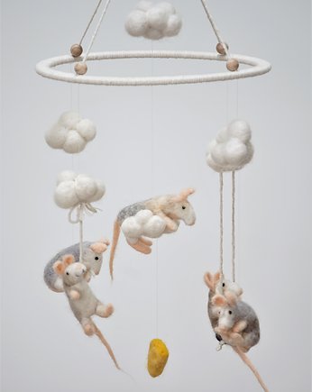 karuzela do pokoju dziecka- myszki, myszki babymobiles