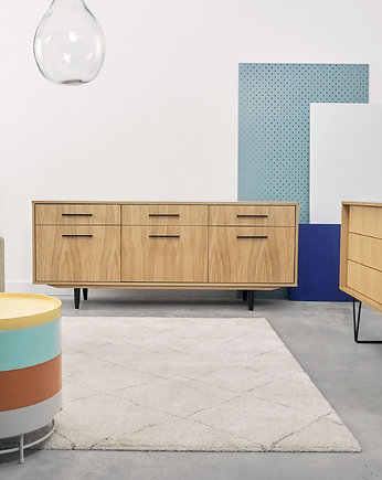 Komoda sideboard D-S10 sześć szuflad, Livlo