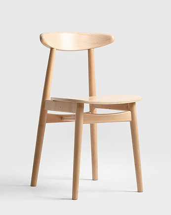 Krzesło POLLY - drewniane buk naturalny prl vintage retro, CustomForm