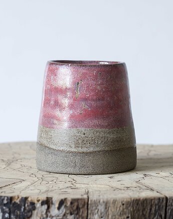 Kubeczek różowy, studnia ceramiczna