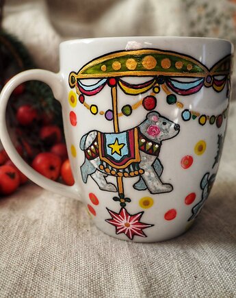 Kubek świąteczny Karuzela retro, ka.linea