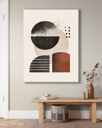 Geometria natury - Obraz na płótnie - Druk Blejtrama, Minimalizm, Loft #57, Black Sapphire Art