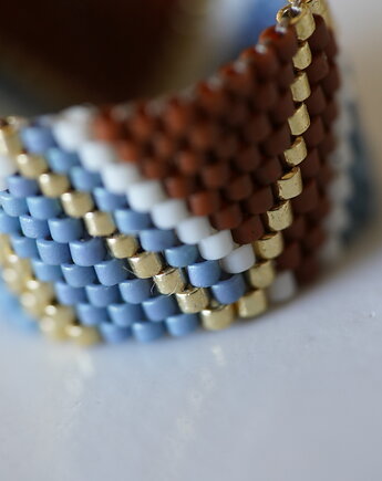 Pierścionek Beadingowy  TerraBlue, Karolina Herra