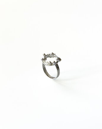 Pierścionek srebrny NEST, Gutowska jewelry
