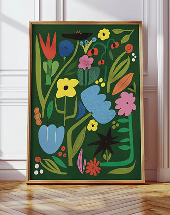 Plakat Dzikie kwiaty, MUKI design