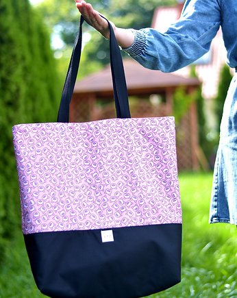 Torba shopper na zakupy wodoodporna zakupowa XXL torba świnki, Uszyciuch