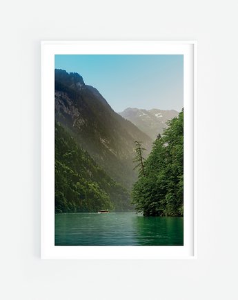 Plakat Jezioro w górach, Katarzyna Kątna