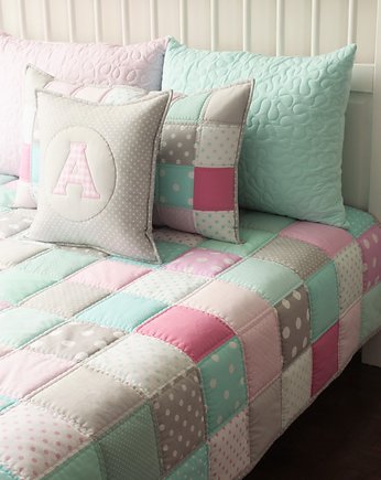 NARZUTA PATCHWORK DWUSTRONNA |LUNI| 145X200CM, patchwork house
