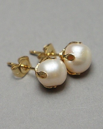 Dots - pearls white vol. 2 /alloys collection/ - sztyfty, KiKa pracownia
