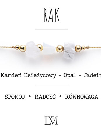 Bransoletka talizman dla Raka., mdesign