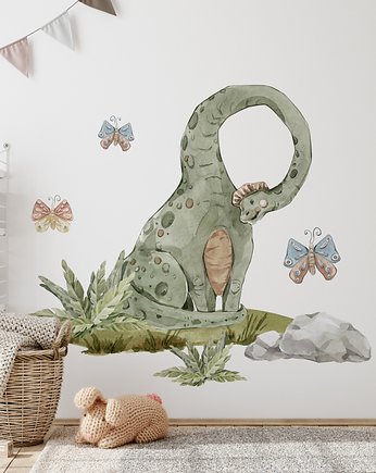 Naklejka na ścianę dinozaur brachiozaur nalepka do pokoju dziecka, Fotobloki and decor